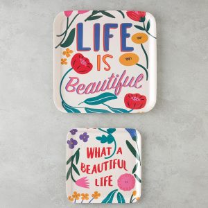 سینی دوتایی rosy life